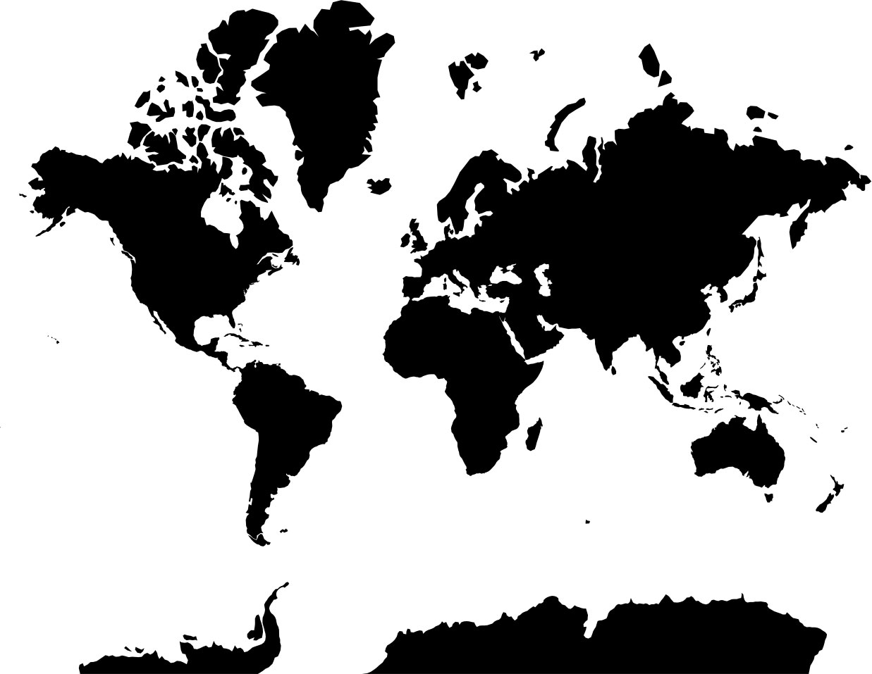 world map